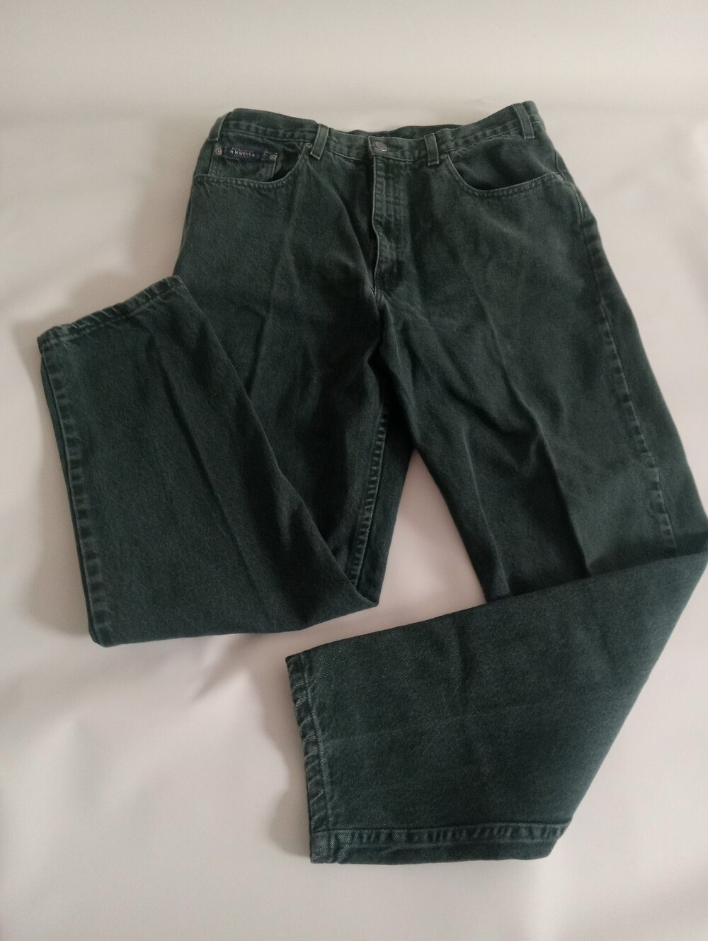 Perry Ellis America Mens jeans 36x32 Greenish Blue